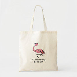 Vara en Flamingo Tote Bag Tygkasse