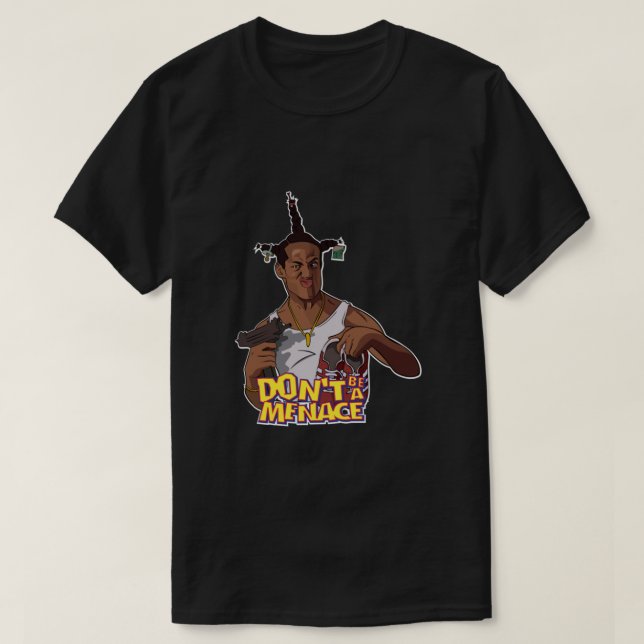 VARA EN MENACE-Klassisk T Shirt (Design framsida)