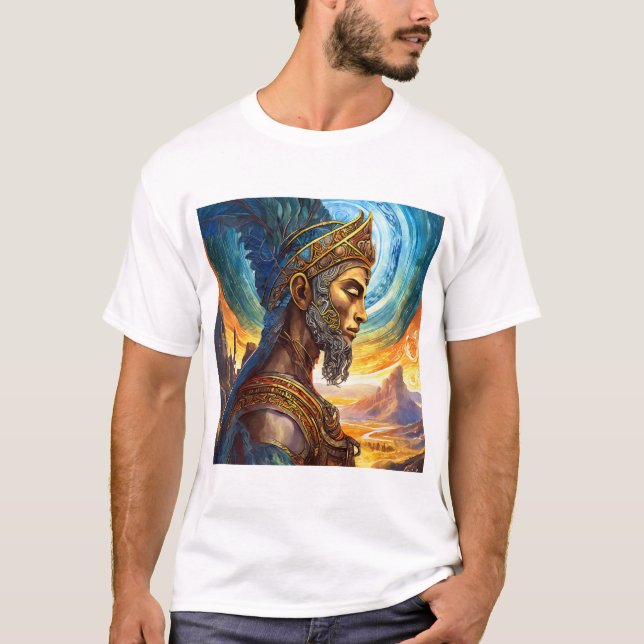 vara en sann krigare, vara kung majestätisk t shirt (Framsida)