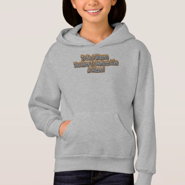 "Vara en vinnare". Köp nu T Shirt (Framsida)