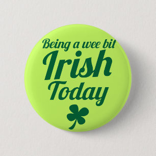 Vara en wee bet st patricks daydesign för knapp