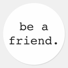 vara ett vändekal runt klistermärke