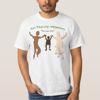 Våra familjadoptioner tee shirt