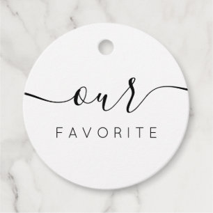 Våra Favorit Välkomstpresentetiketter för Bröllop Gåvor Etiketter