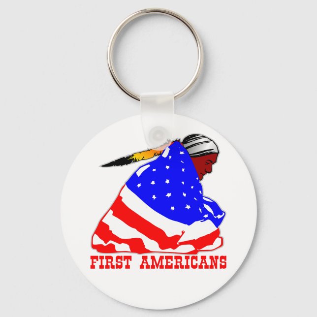 Våra första amerikaner nyckelring (Framsida)