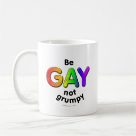 Vara Gay, inte grumpy Kaffemugg