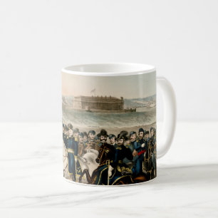 Våra generaler, återställd Vintage 1864 Civil K Kaffemugg