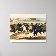 Våra generaler, återställd Vintage 1864 Civil Krig