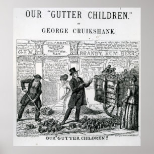 Våra Gutter Children, 1869 Poster