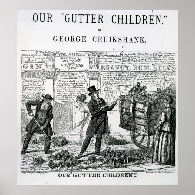 Våra Gutter Children, 1869 Poster (Framsidan)