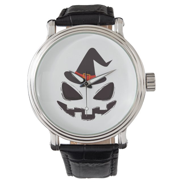 vara häxhalloween-skjorta för halloween armbandsur (Framsida)