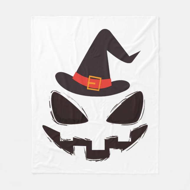 vara häxhalloween-skjorta för halloween fleecefilt (Framsidan)