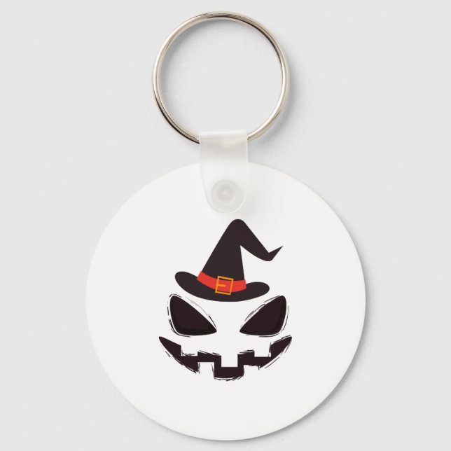 vara häxhalloween-skjorta för halloween nyckelring (Framsida)