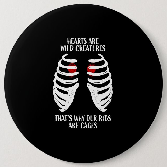 Våra hjärtan är Vilder. Knapp (Framsida)