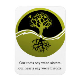 Våra hjärtan säger att vi är vänner magnet