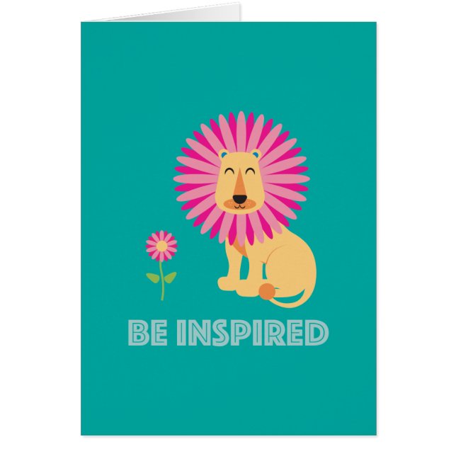 Vara inspirerat hälsningskort (Framsidan)