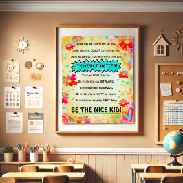 Vara inspiritiviteten i Blommigten. Poster