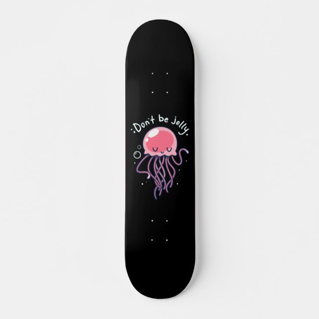 VARA INTE JELLY JELLYFISH GIRLS SKATEBOARD DECK (Framsida)