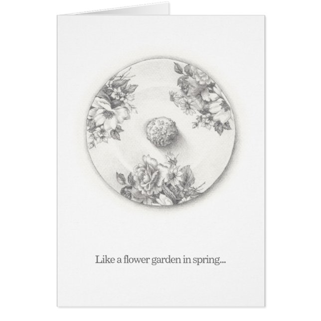 Våra Kärlek Behållor Blossoming Valentine Hälsningskort (Framsidan)