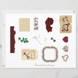 Våra Kärlek-skräppost Journal-emballage