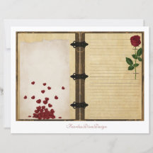 Våra Kärlek-skräppost Journal, sidorna 1 och 2