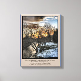 Våra livsövningar inspirerande canvastryck