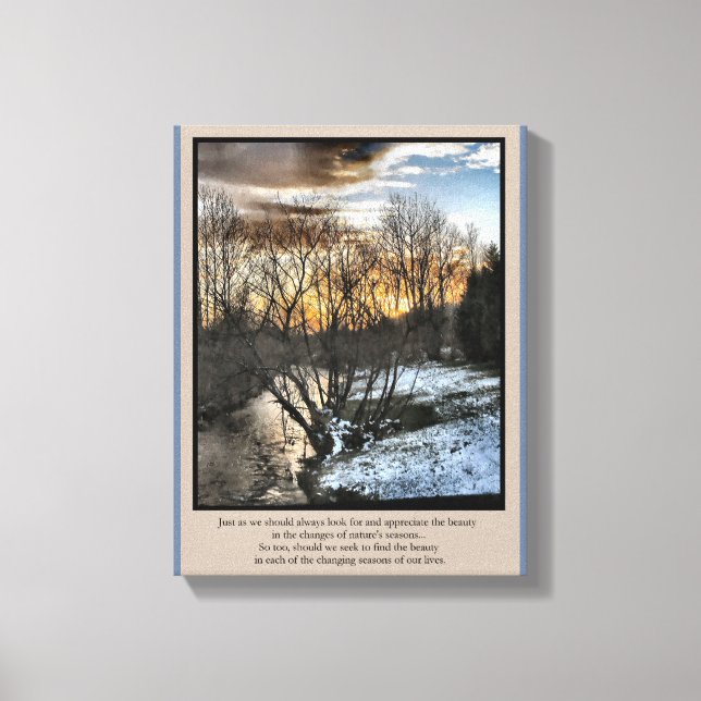 Våra livsövningar inspirerande canvastryck (Framsida)