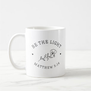 Vara ljuset Matthew 5:14 Bibelverse Kaffemugg