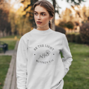 Vara ljuset Matthew 5:14 Bibelverse T Shirt