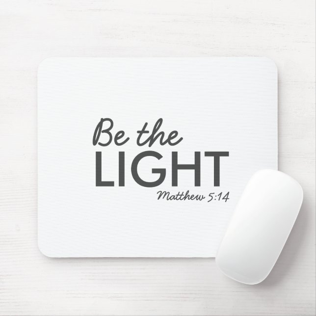 Vara ljuset | Matthew 5:14 Bible Verse Christian Musmatta (Med mus)