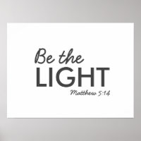 Vara ljuset | Matthew 5:14 Bible Verse Christian