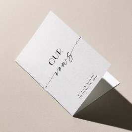 Våra Löften | Modern Minimalistisk Ren Elegant Brö Kort