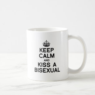 VARA LUGN OCH KYSS EN BISEXUELL KAFFEMUGG
