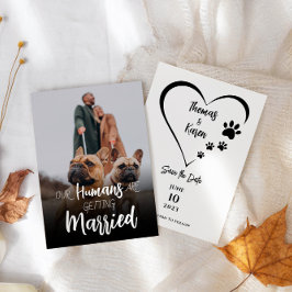 Våra människor Gifta sig Spara datum Inbjudningar