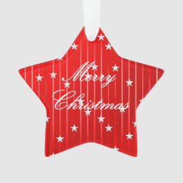 Vara Merry och Shine Bright Acrylic Ornament