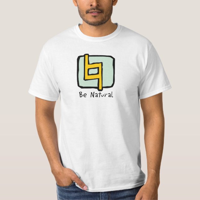 vara naturlig t shirt (Framsida)