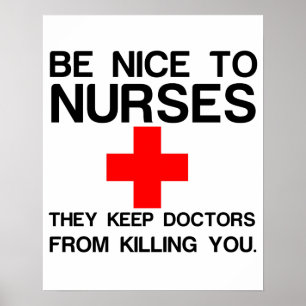 VARA NICE TILL NURS POSTER