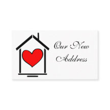 VÅRA NYA ADRESS VISITKORTAR