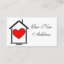 VÅRA NYA ADRESS VISITKORTAR VISITKORT