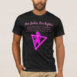 Våra organ, våra Höger! Gå med svart T Shirt