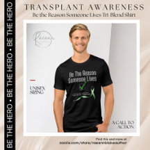 Vara orsak till att någon bor i Tri-Blend Shirt