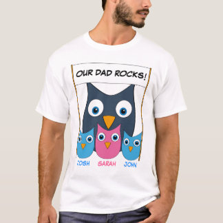 "Våra pappastenar!", - Anpassadefars dag T-shirt