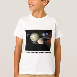 Våra planer för solsystemet i perspektiv tee shirt