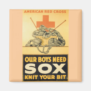 Våra pojkar behöver sox magnet