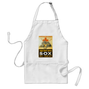 Våra pojkar behöver sox ~ Sticka din bit Förkläde