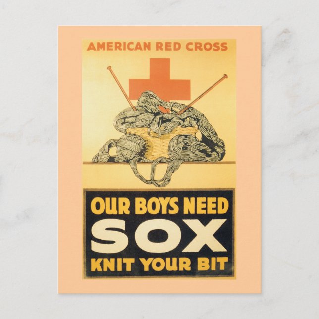Våra pojkar behöver sox vykort (Framsida)