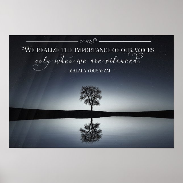 Våra Rösters Betydelse Poster (Framsidan)