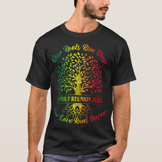 Våra rötter i Springa djupare djupare familjerätt  T Shirt (Framsida)