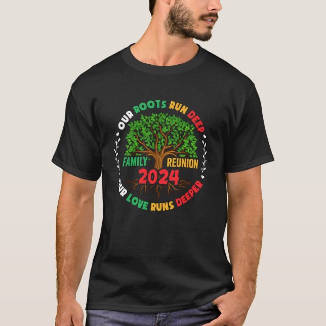 Våra rötter i Springa djupare djupare familjerätt  T Shirt (Framsida)