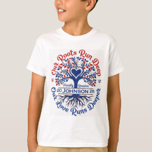Våra rötter springer djupt Familjearv Återförening T Shirt